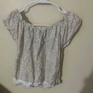 Hollister blouse top shirt embroidered size xs